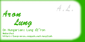 aron lung business card